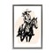 Stupell Industries Saddle Sisters Cowgirl Framed Floater Canvas Wall Art Design by Andrea Haase